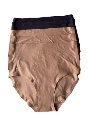 (6) Chantelle Soft Stretch Plus High Waist Brief Panties Set in Plus Size